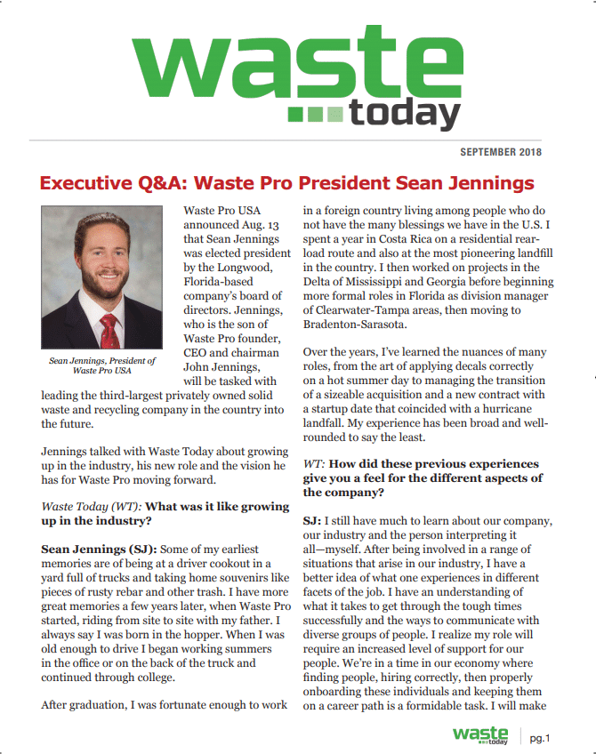 Capture Waste Today Article 9 2018
