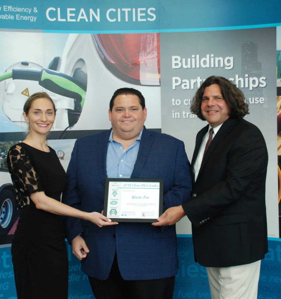 Waste Pro Clean Fleet Award 7 9 2019