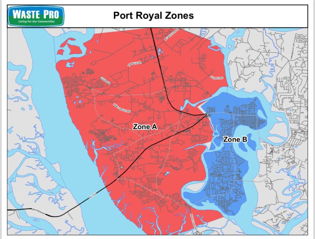 Port Royal SC Map